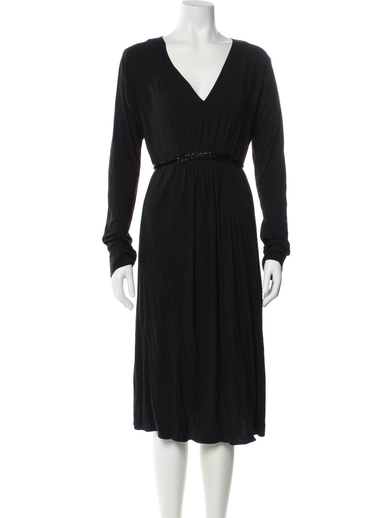 'S Max Mara V-Neck Midi Length Dress