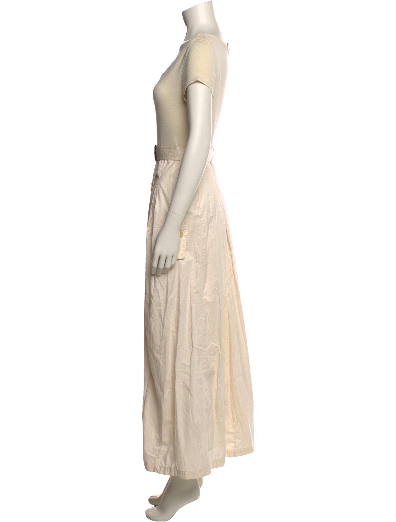 'S Max Mara Scoop Neck Long Dress