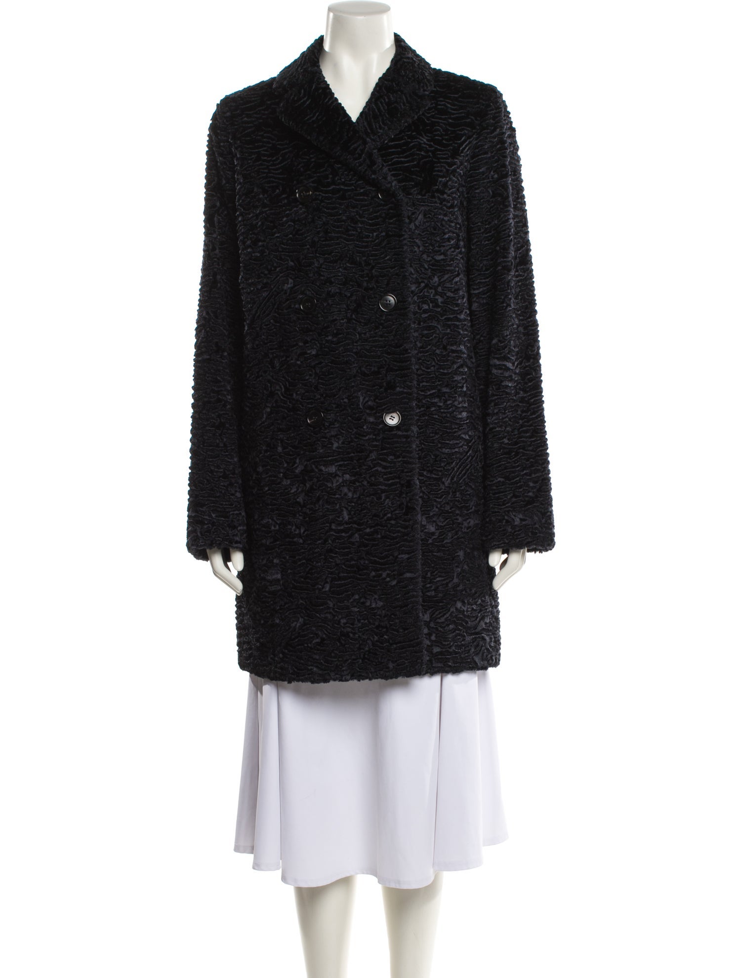 Gerard Darel Hooded Shearling Coat - Brown Coats, Clothing