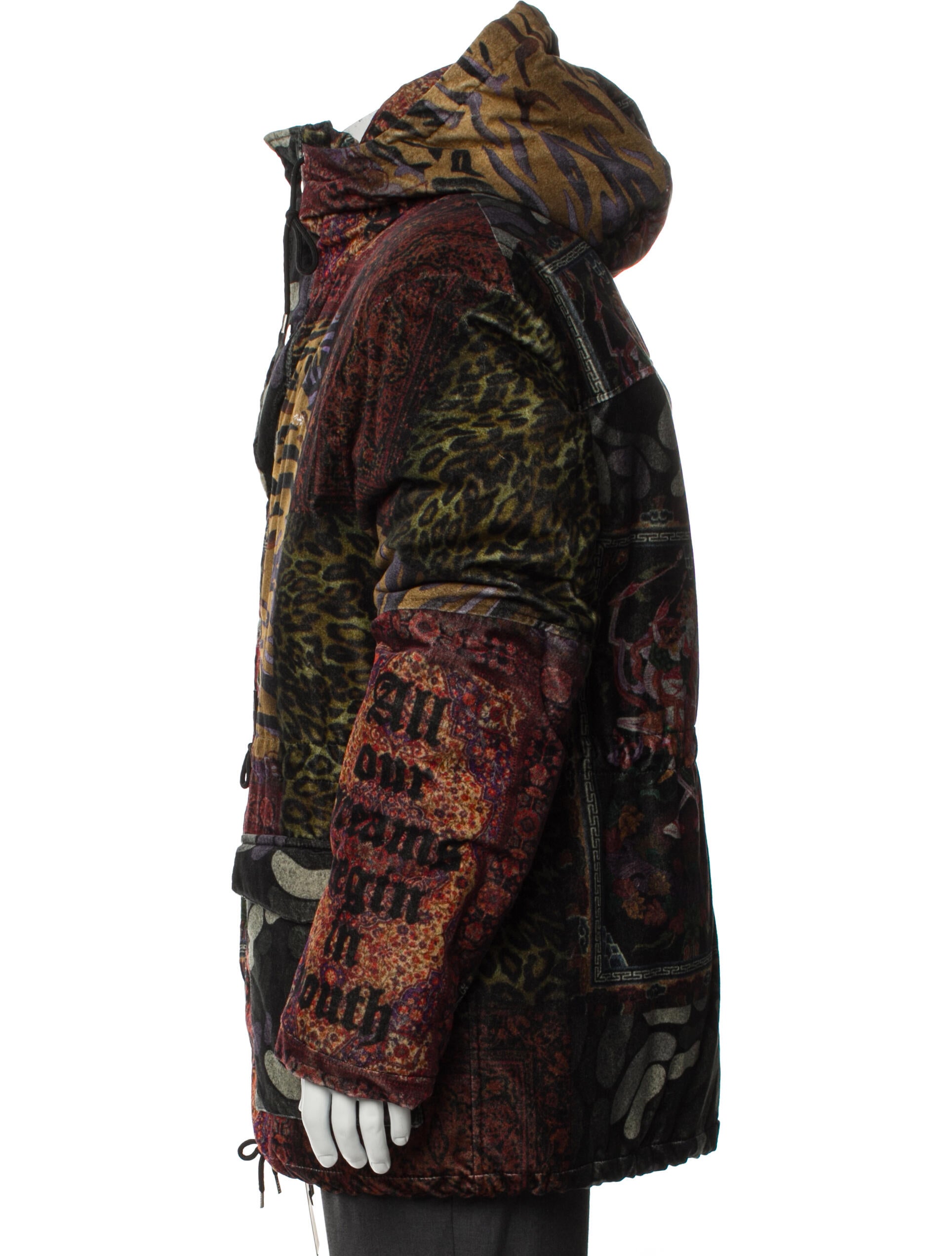 Self Made By Gianfranco Villegas Printed Parka w/ Tags