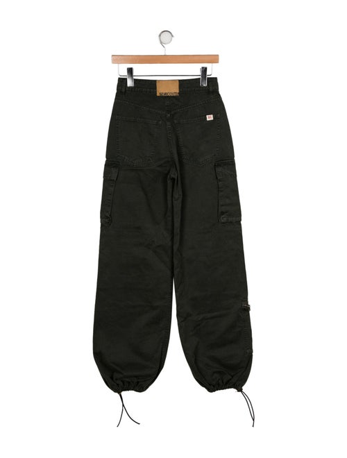 SEMICOUTURE High-Rise Straight Leg Jeans