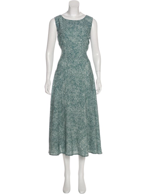 Samuji Sleeveless Midi Dress Green