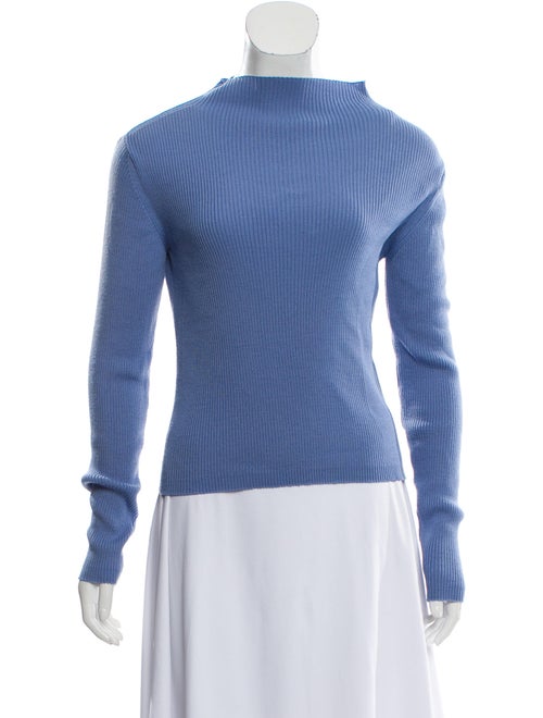 Samuji Wool Knit Sweater Blue