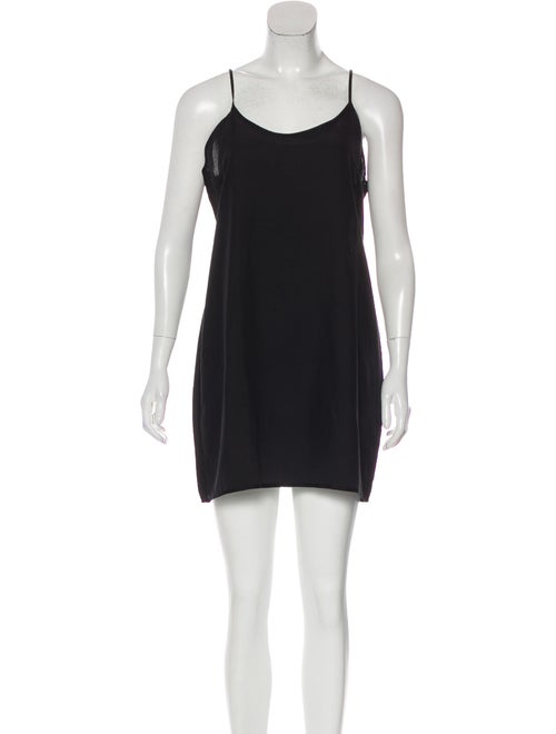 Samuji Scoop Neck Mini Dress Black