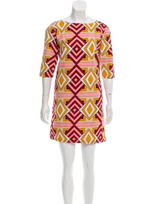Samuji Printed Mini Dress Pink