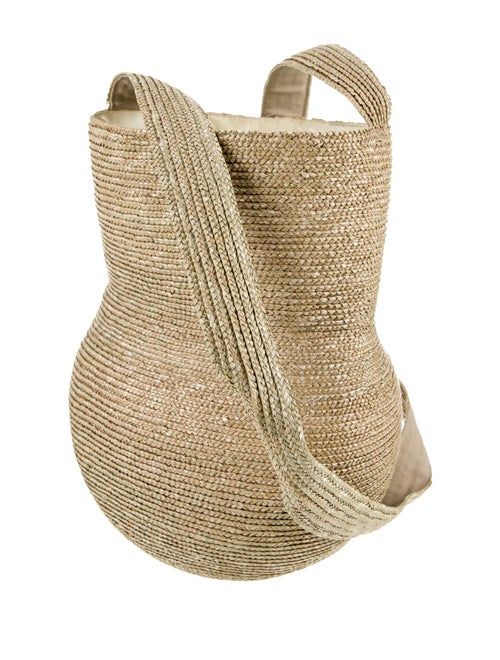 Samuji Raffia Bucket Bag