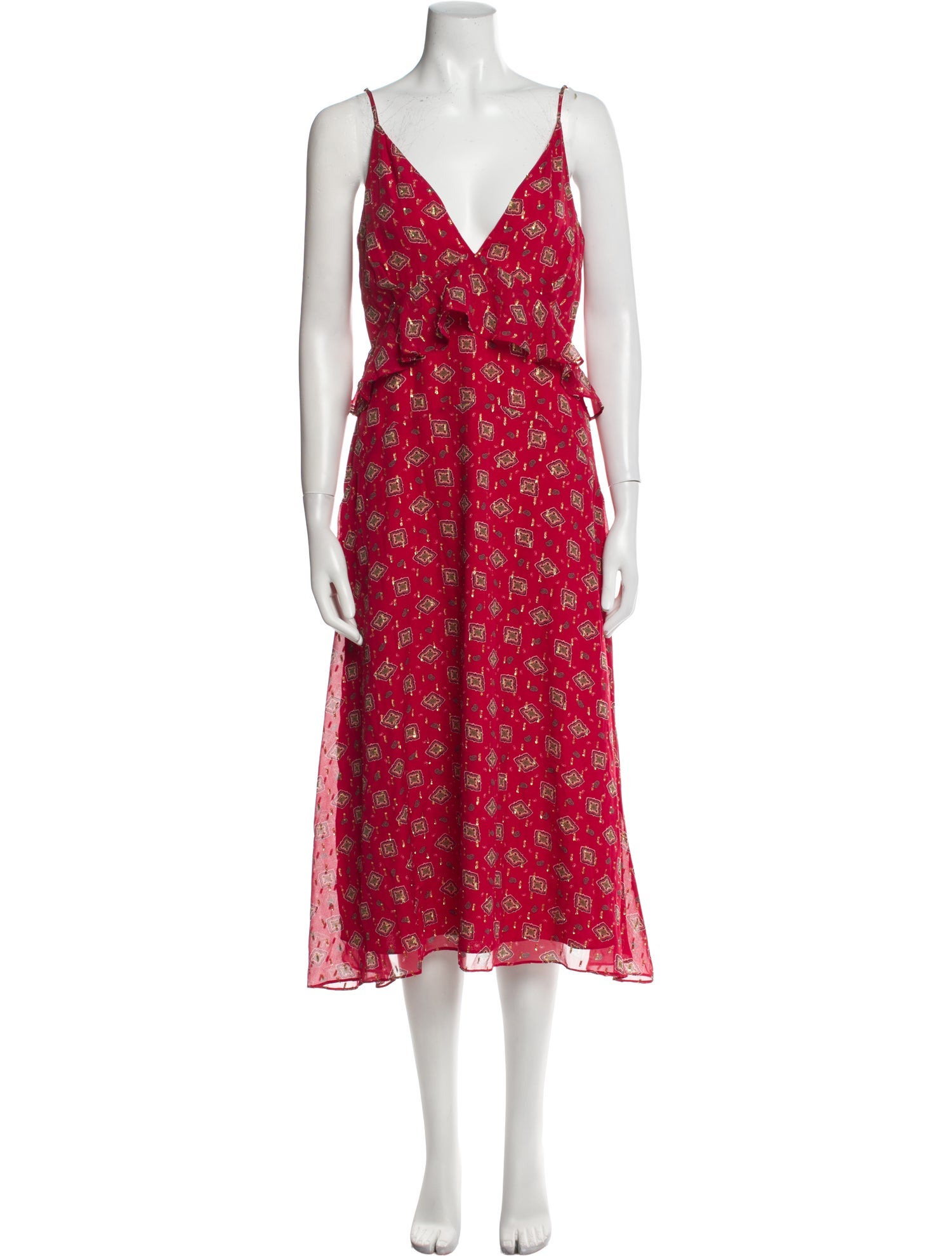 Stevie May Silk Midi Length Dress