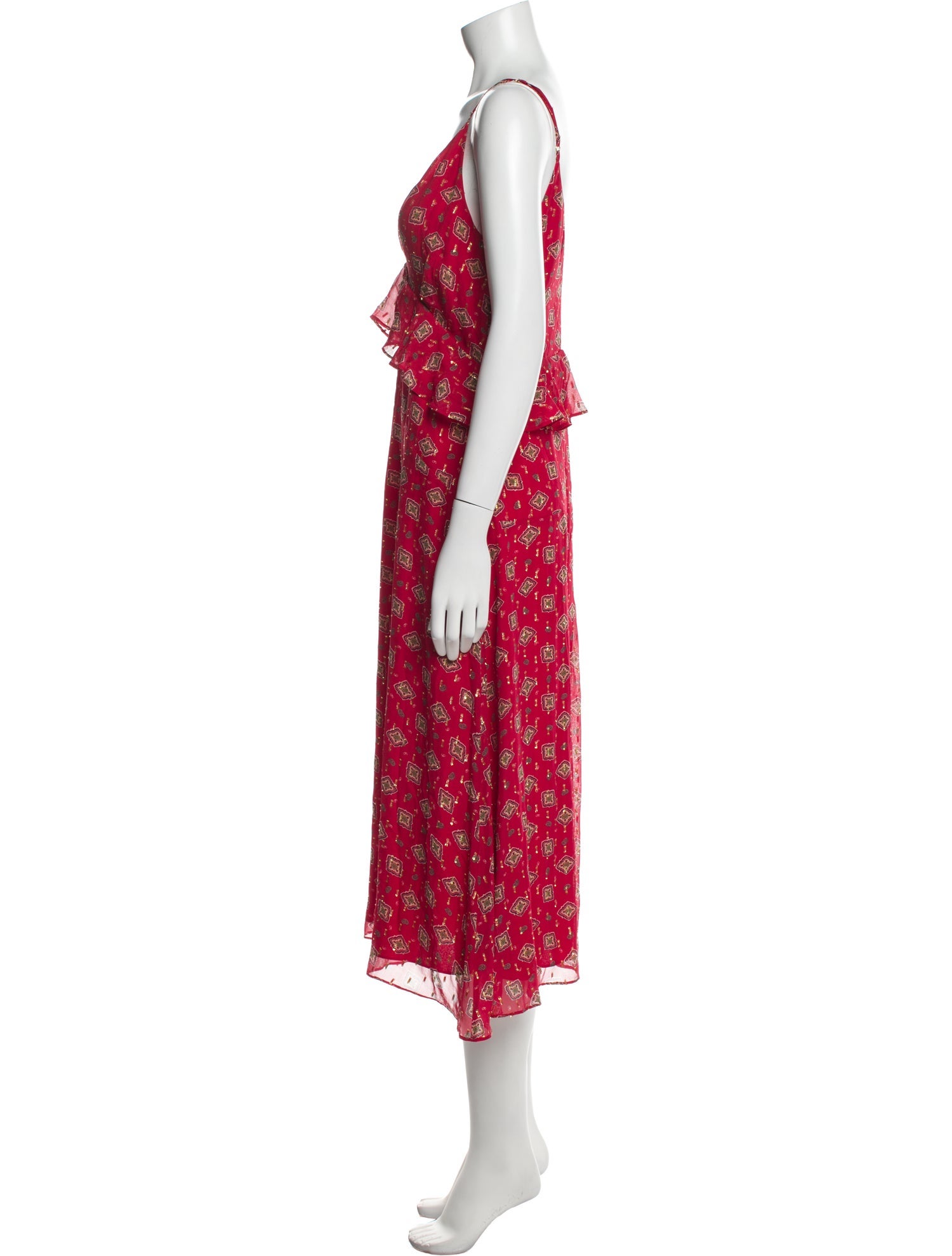 Stevie May Silk Midi Length Dress