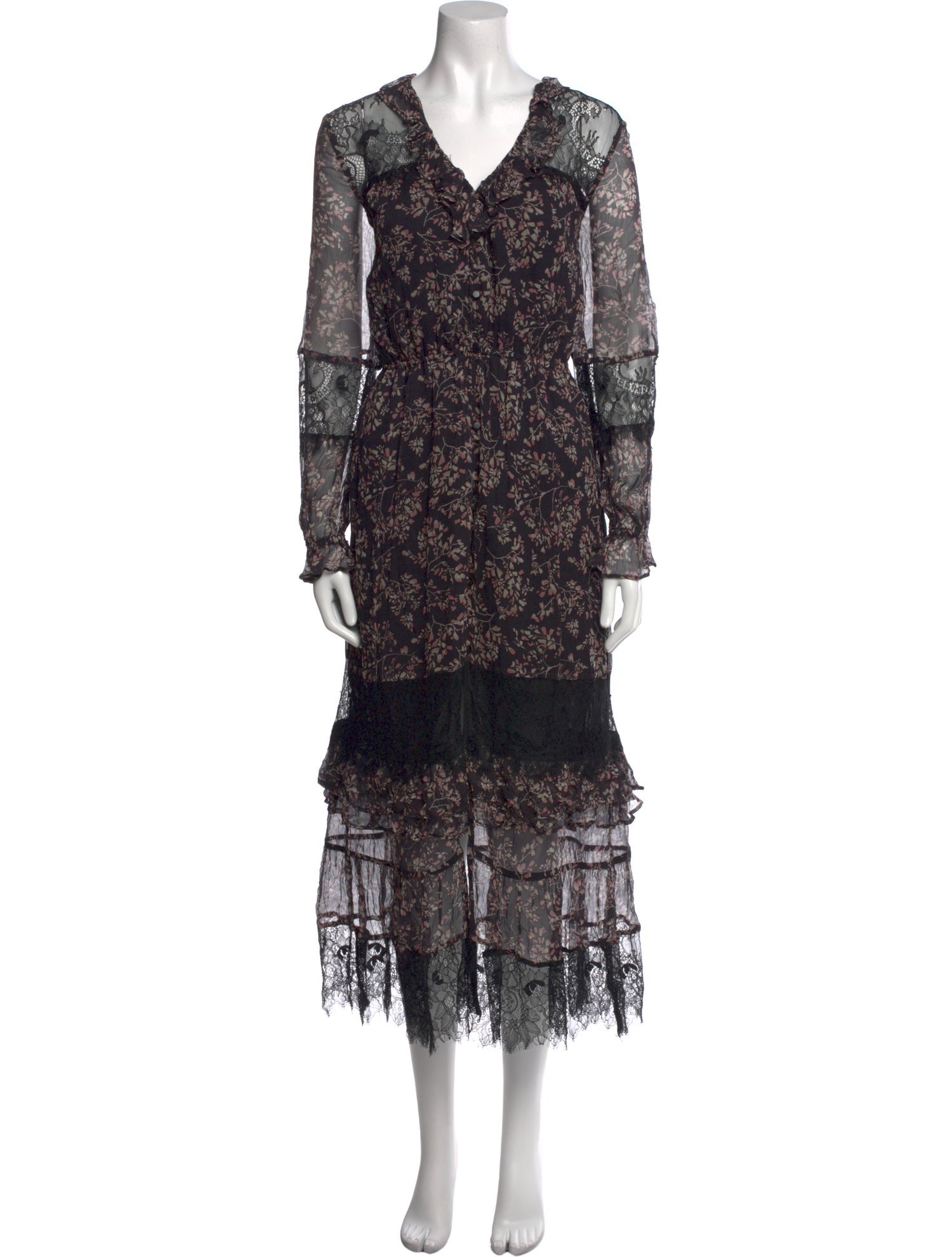 Stevie May Floral Print Long Dress