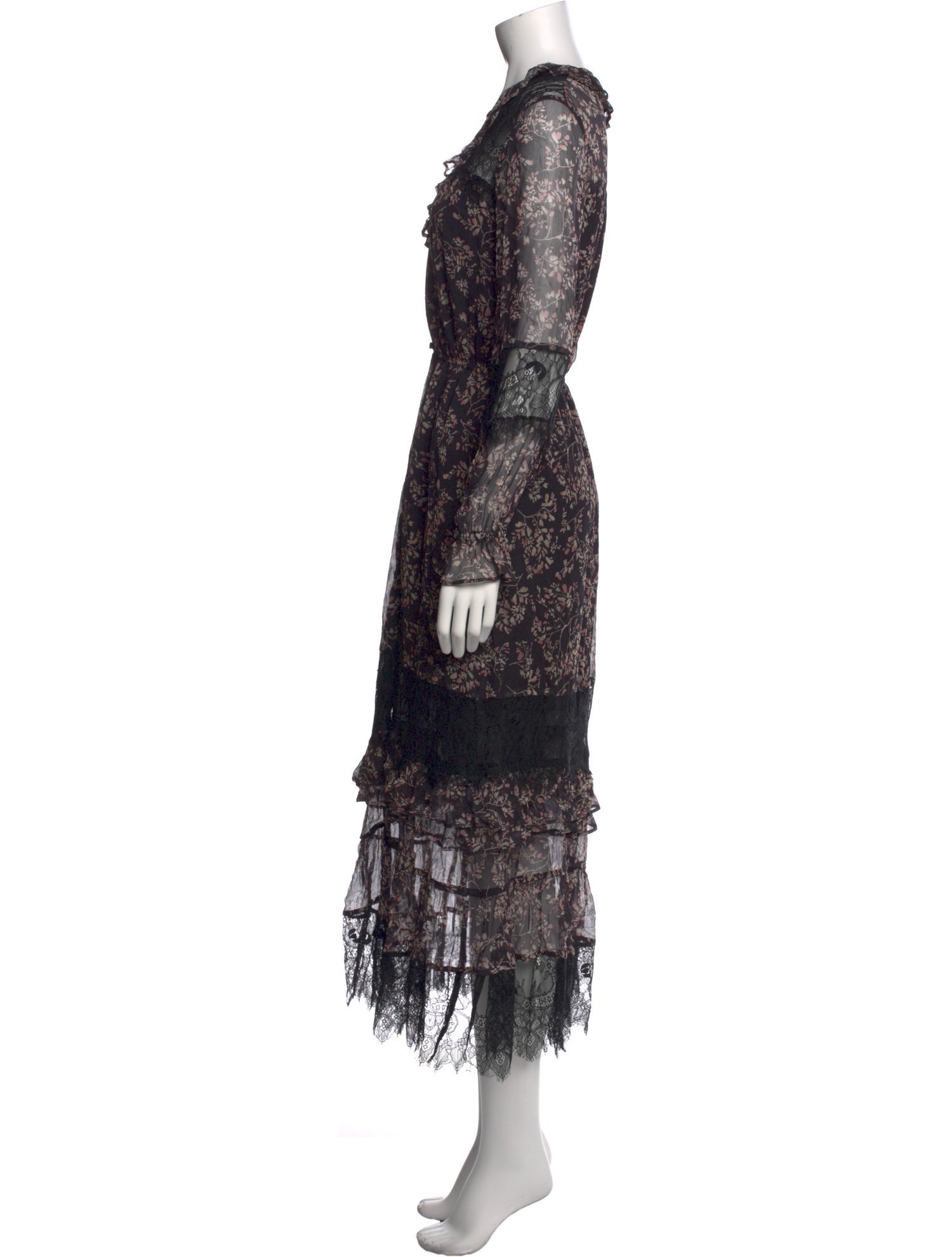 Stevie May Floral Print Long Dress