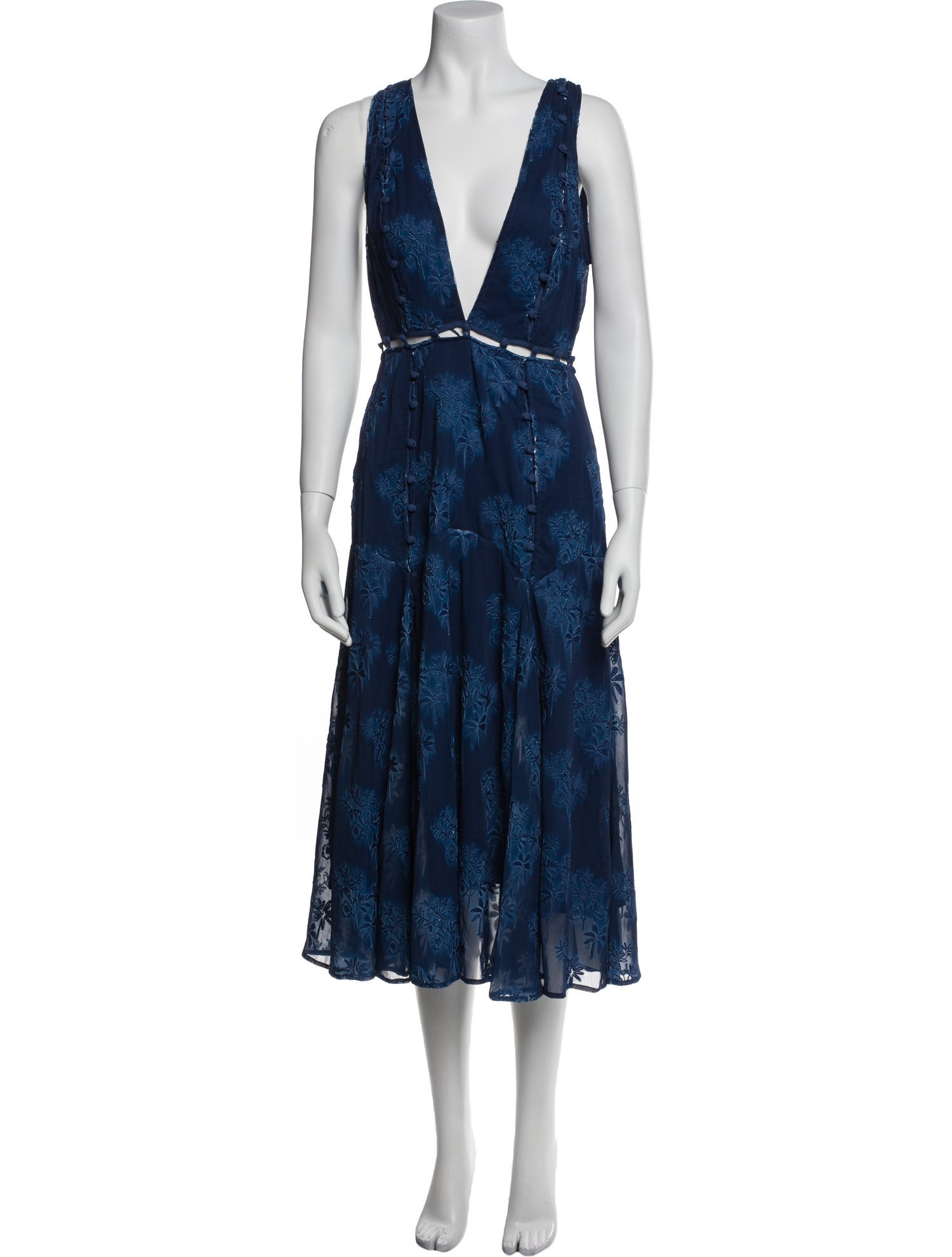 Stevie May Printed Midi Length Dress