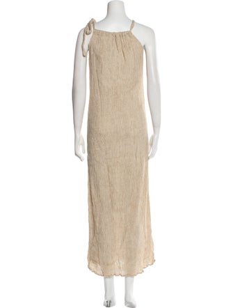 Savannah Morrow The Label Square Neckline Long Dress
