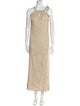 Savannah Morrow The Label Square Neckline Long Dress