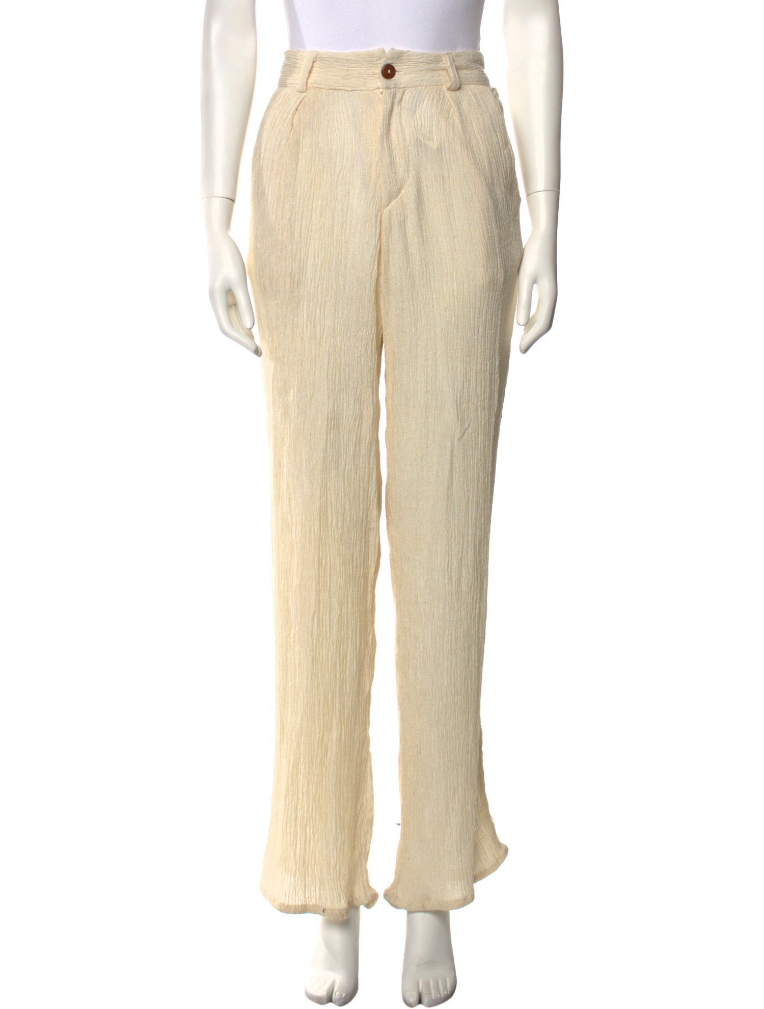 Savannah Morrow The Label Silk Wide Leg Pants
