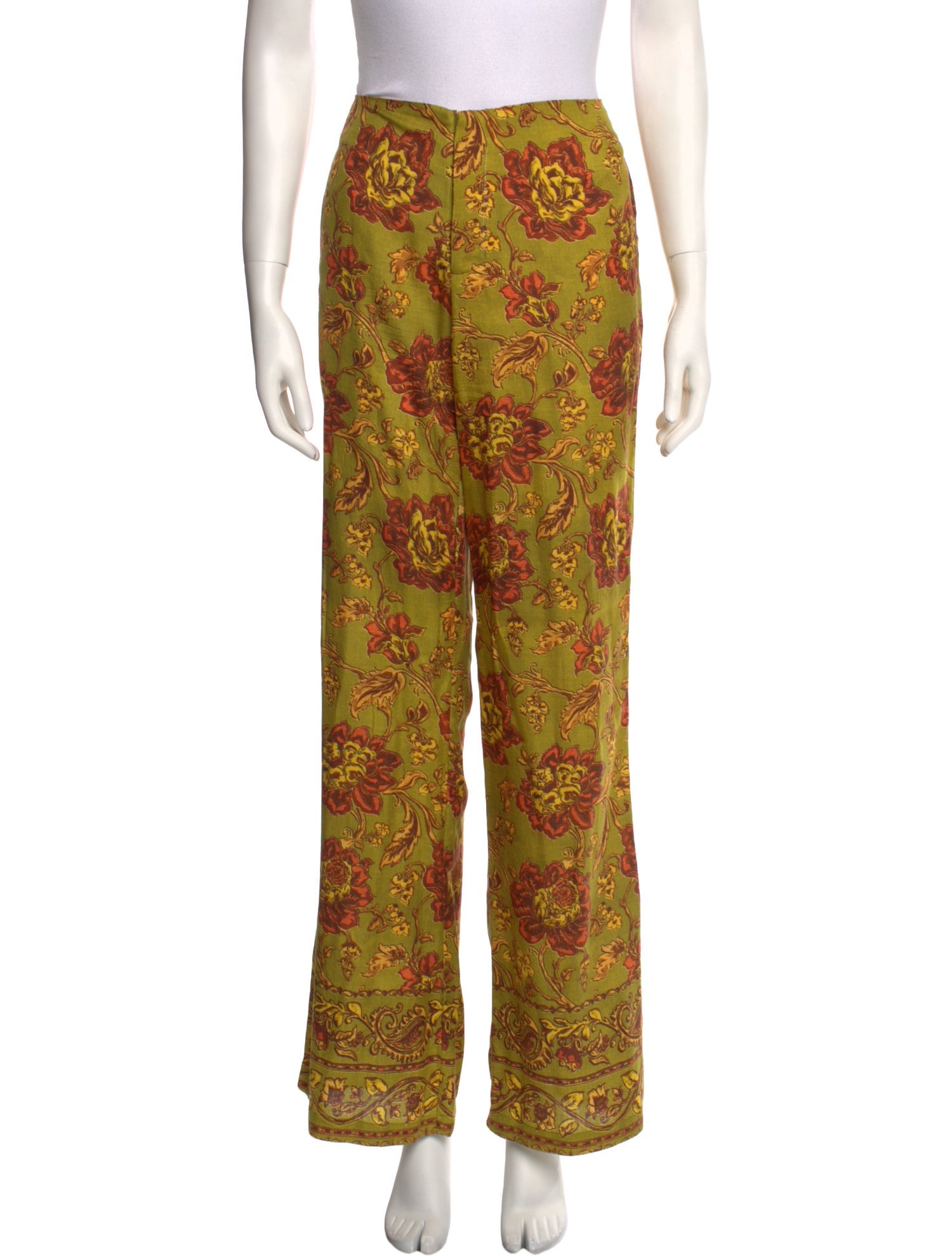 Savannah Morrow The Label Silk Wide Leg Pants