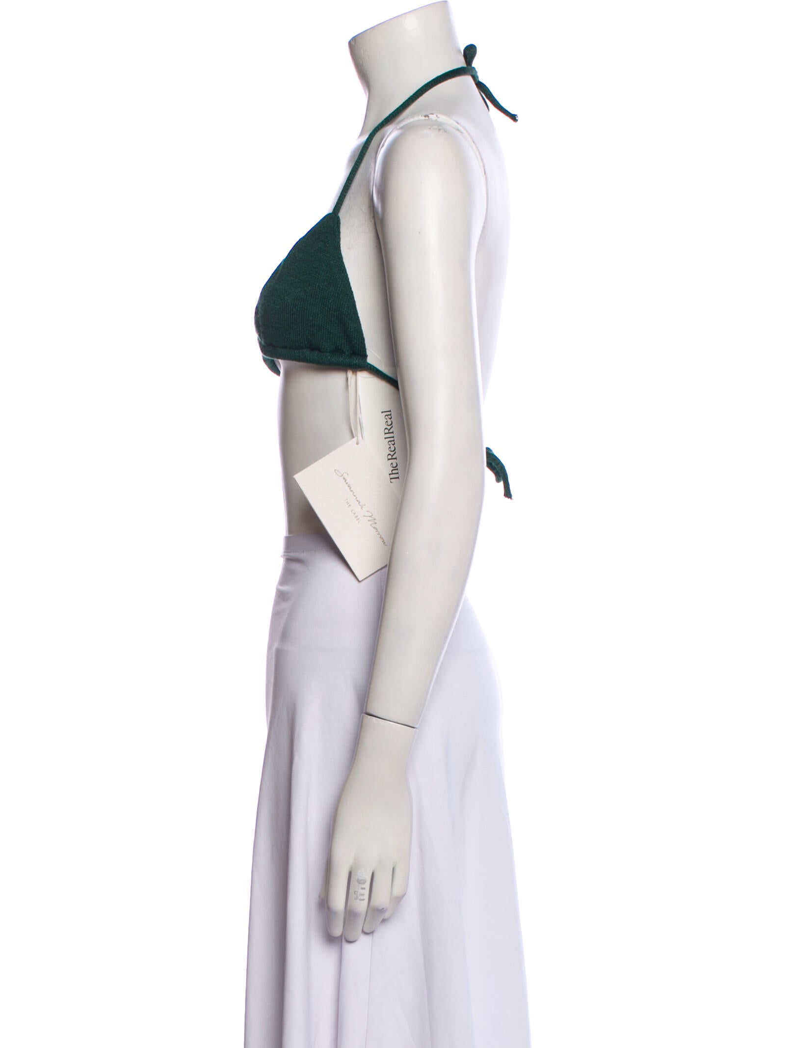 Savannah Morrow The Label Halterneck Sleeveless Crop Top w/ Tags