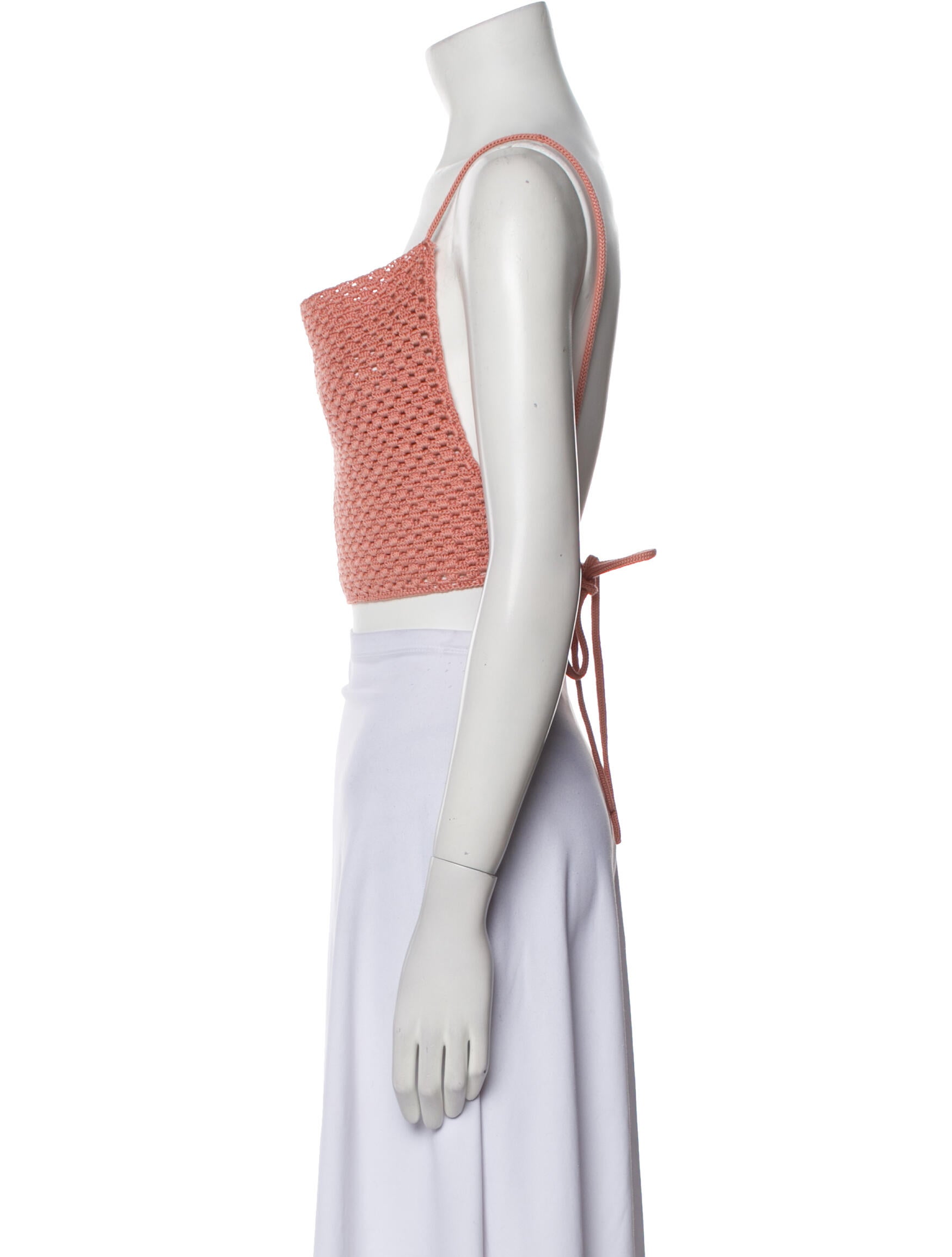 Savannah Morrow The Label Square Neckline Sleeveless Crop Top w/ Tags