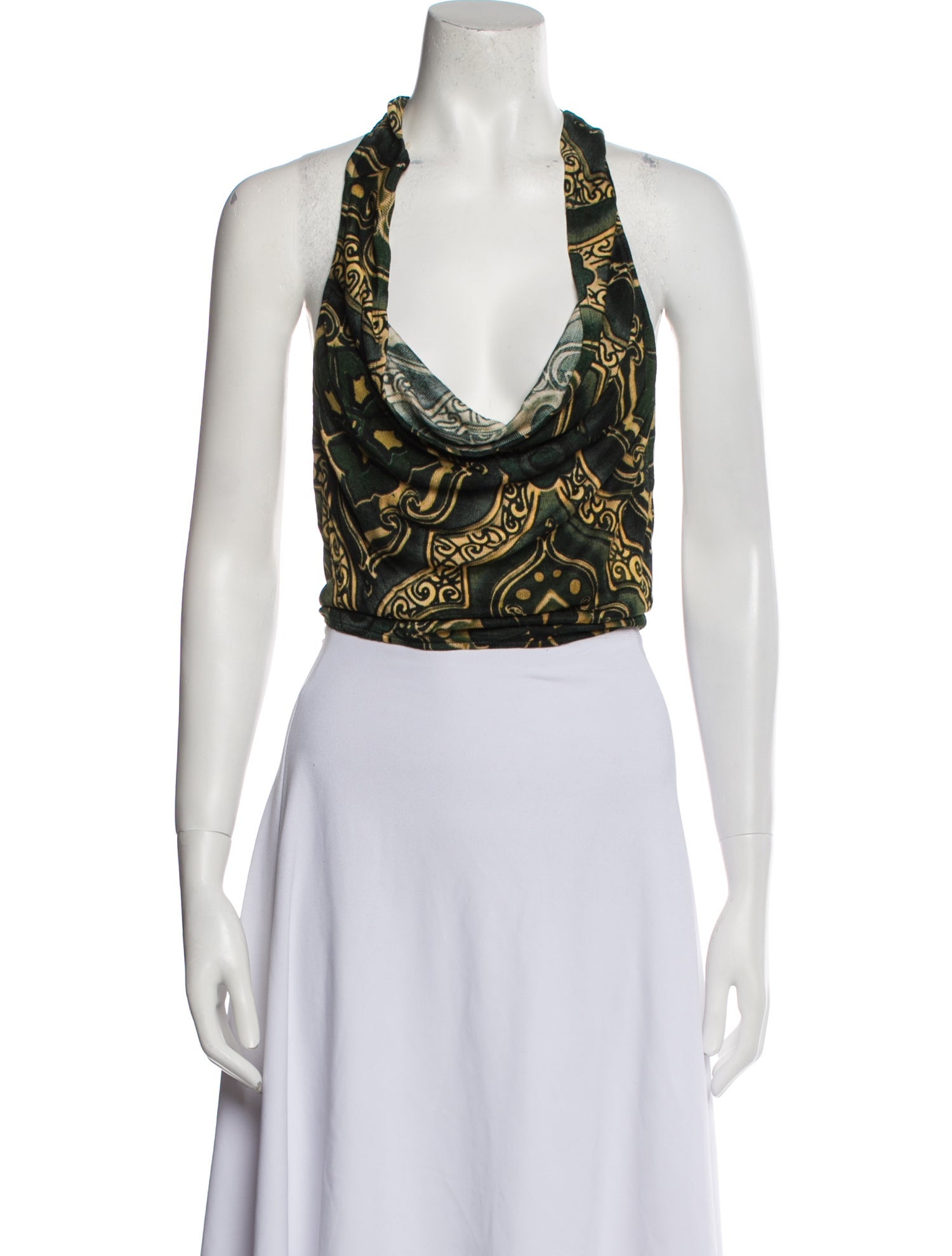 Savannah Morrow The Label Bamboo Printed Crop Top