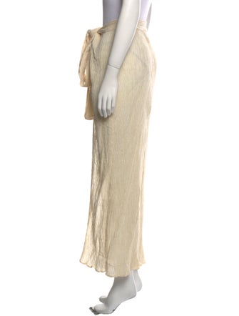 Savannah Morrow The Label Silk Long Skirt