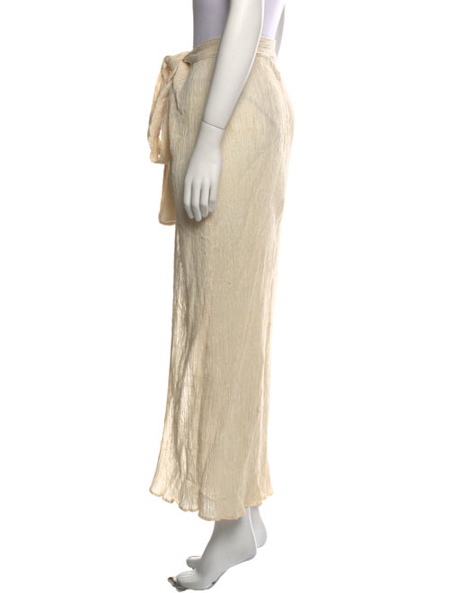 Savannah Morrow The Label Silk Long Skirt