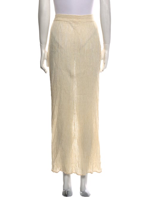 Savannah Morrow The Label Silk Long Skirt