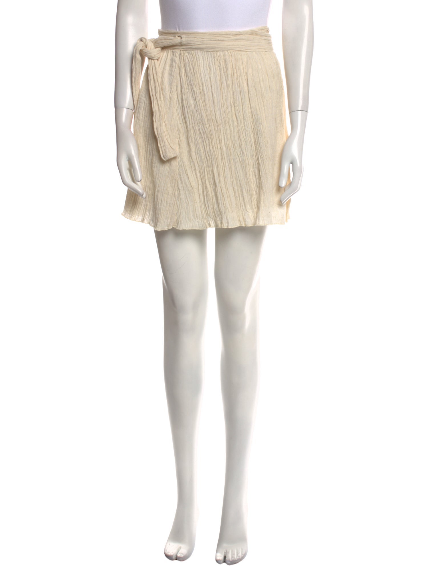 Savannah Morrow The Label Silk Mini Skirt