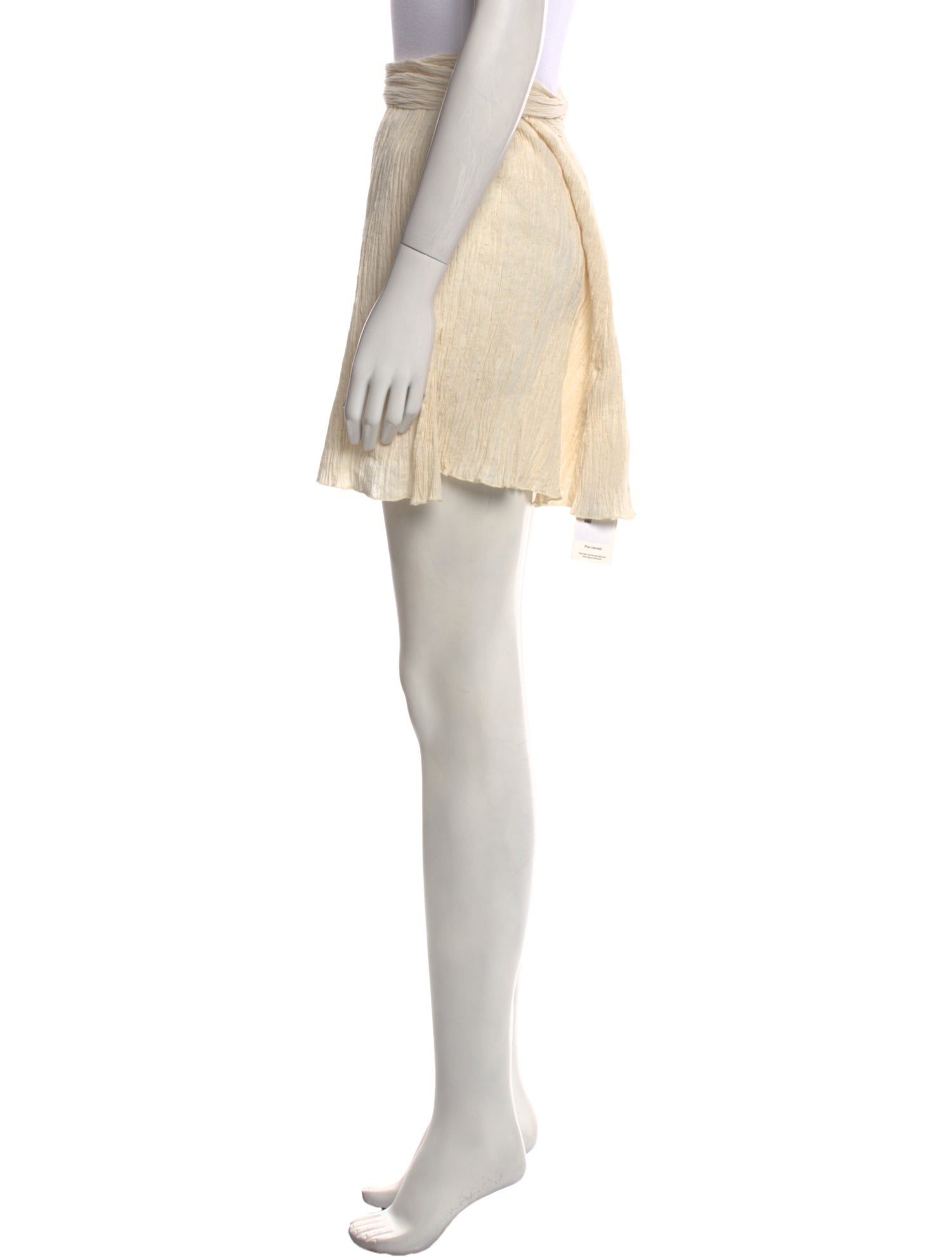 Savannah Morrow The Label Silk Mini Skirt