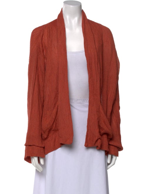 Savannah Morrow The Label Silk Open Front Sweater