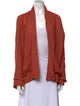 Savannah Morrow The Label Silk Open Front Sweater