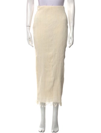 Savannah Morrow The Label Tassel Accents Midi Length Skirt