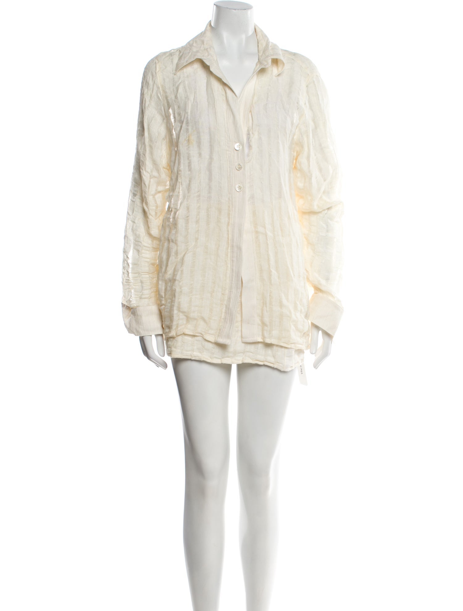 Savannah Morrow The Label Linen Striped Skirt Set