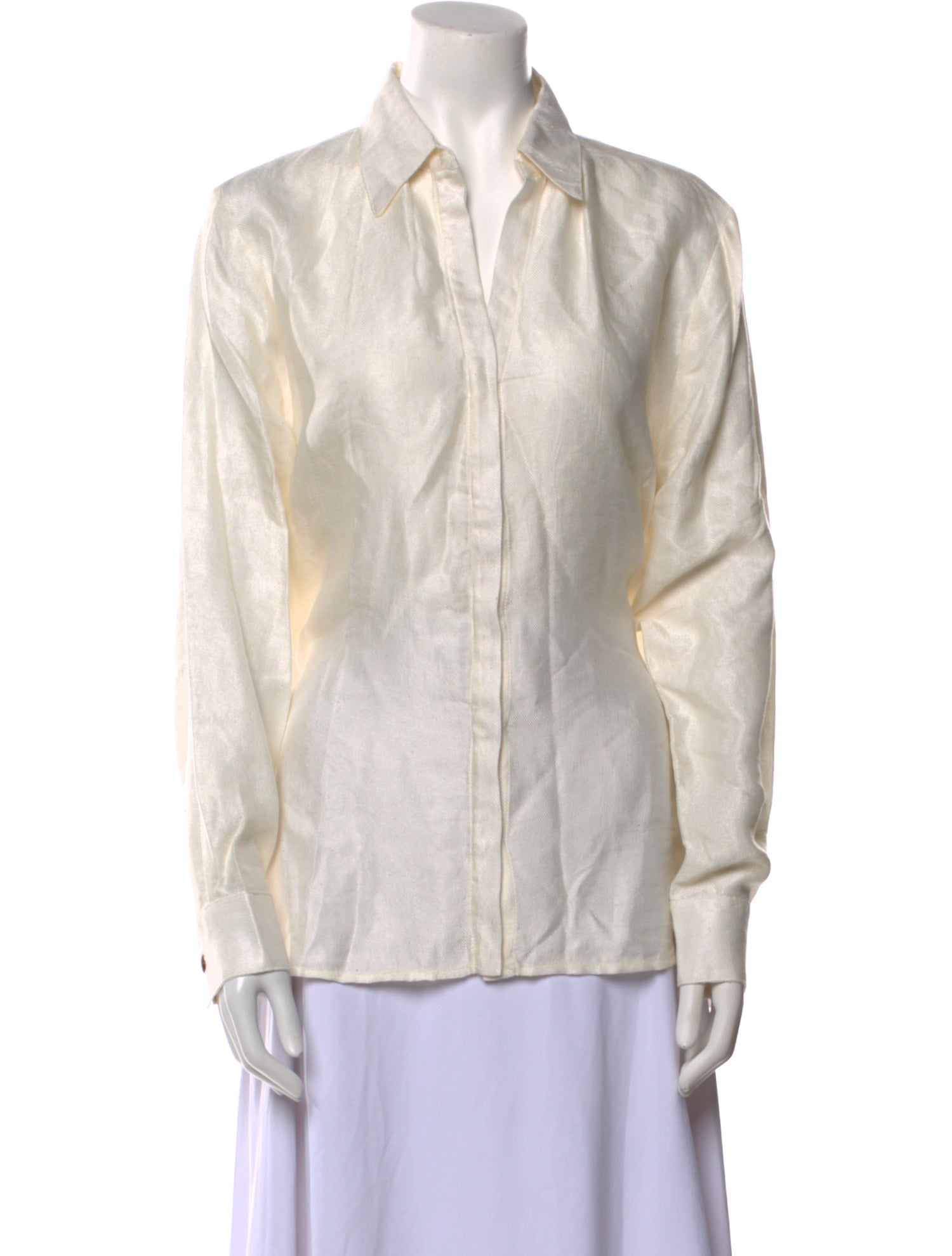 Savannah Morrow The Label Bamboo Long Sleeve Button-Up Top
