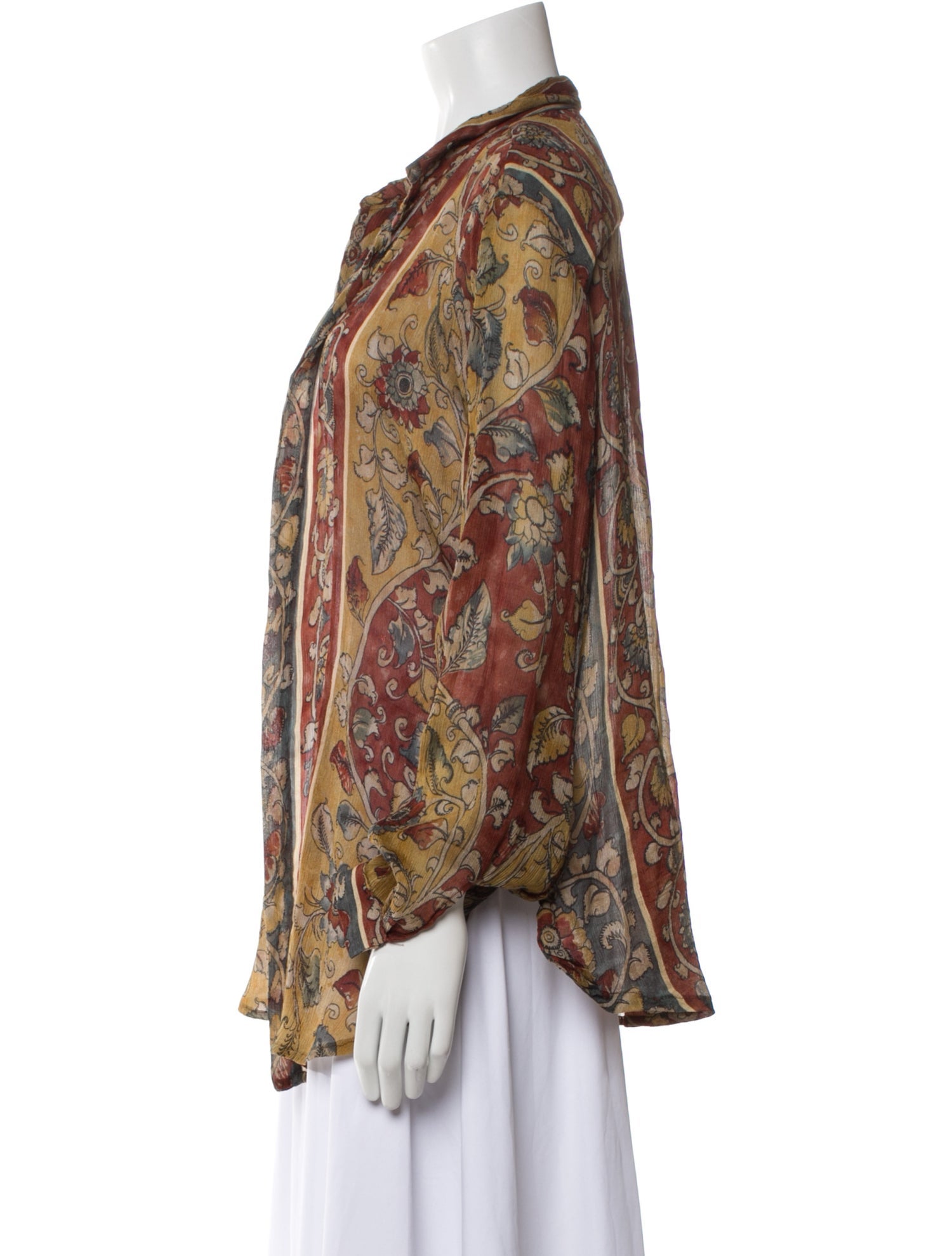 Savannah Morrow The Label Silk Printed Jacket