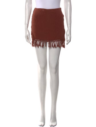 Savannah Morrow The Label Tassel Accents Mini Skirt