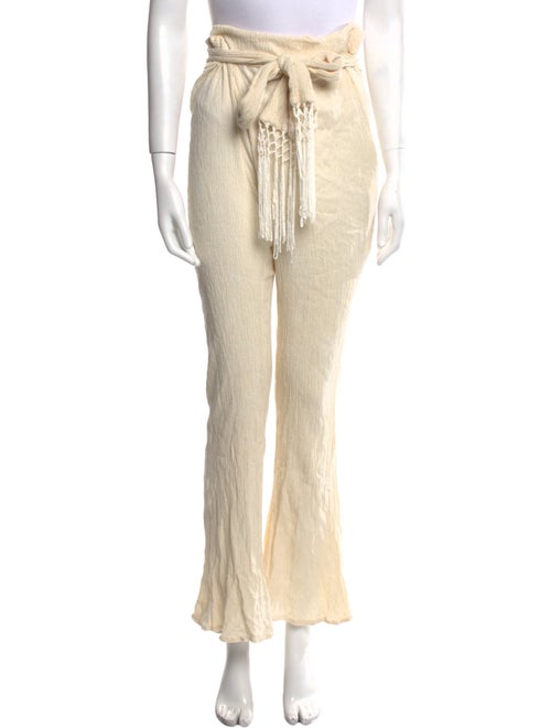 Savannah Morrow The Label Silk Wide Leg Pants