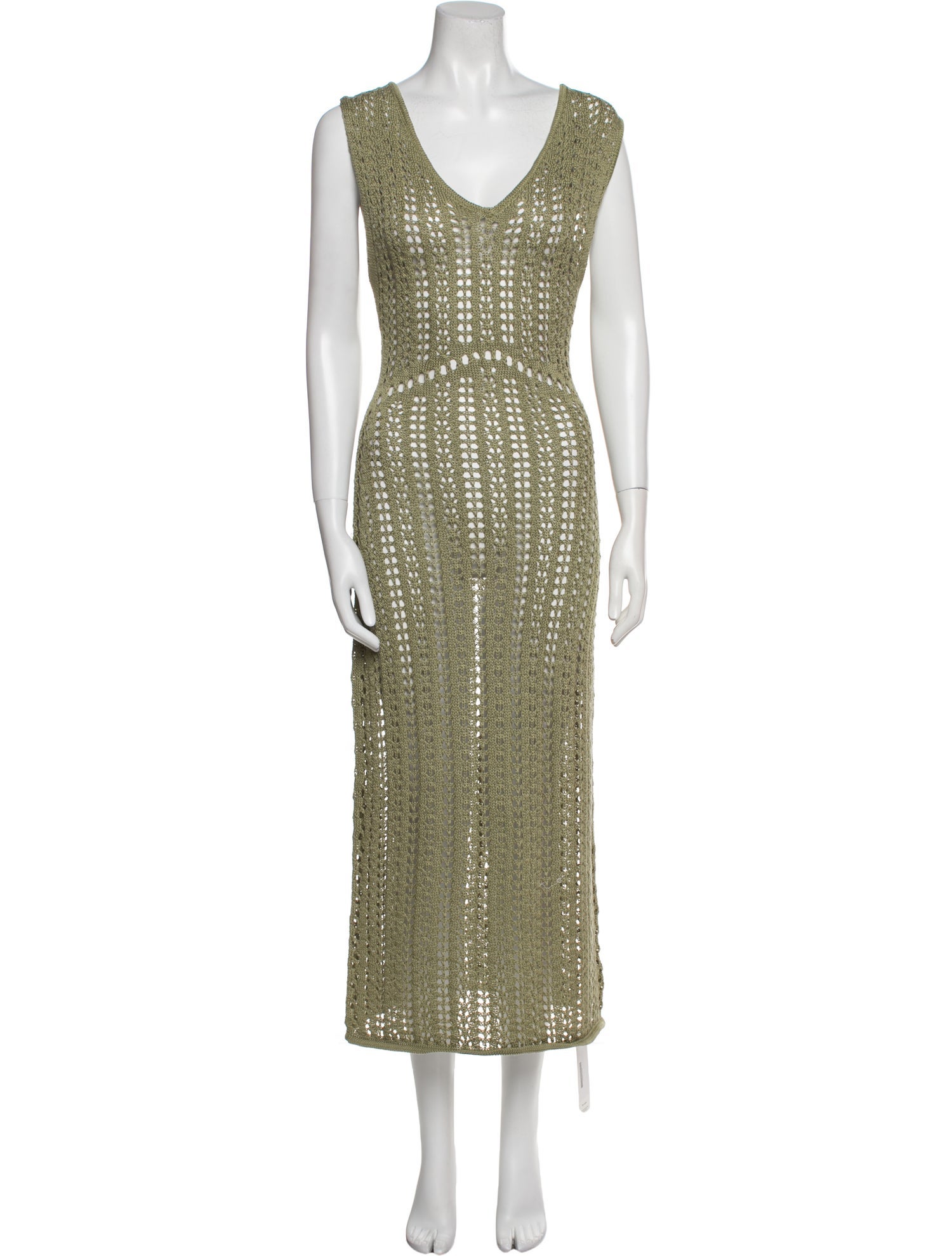 Savannah Morrow The Label V-Neck Long Dress