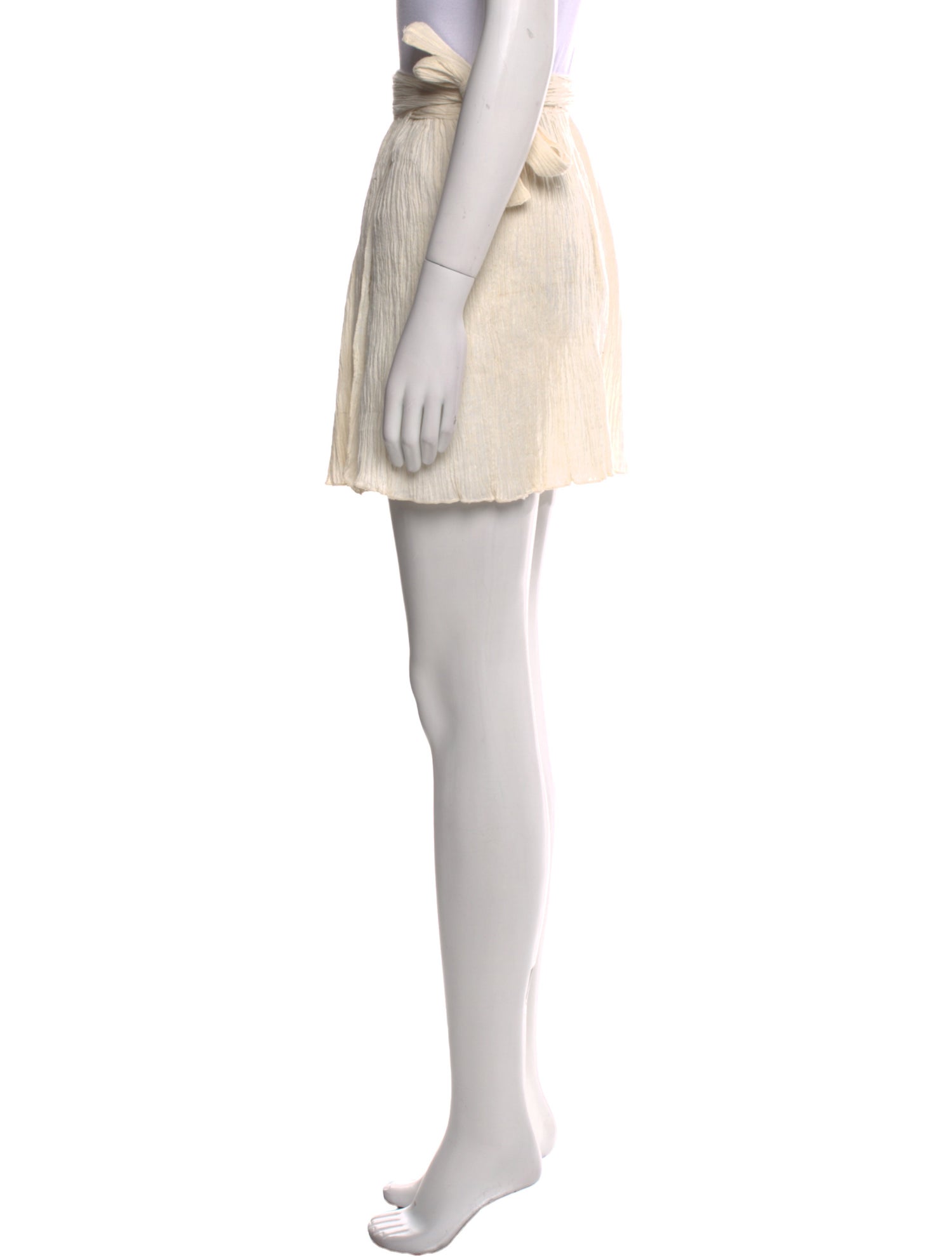 Savannah Morrow The Label Ruffle Embellishment Mini Skirt