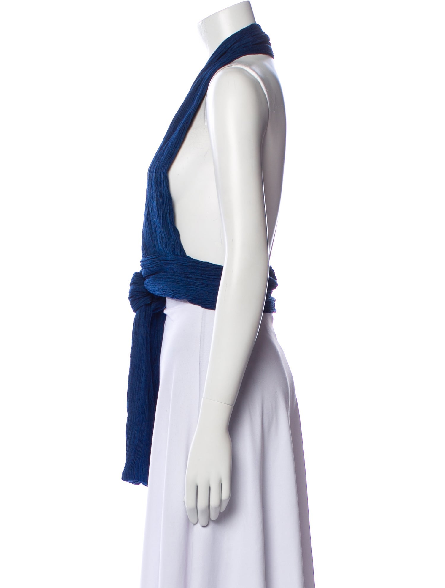 Savannah Morrow The Label V-Neck Sleeveless Crop Top w/ Tags