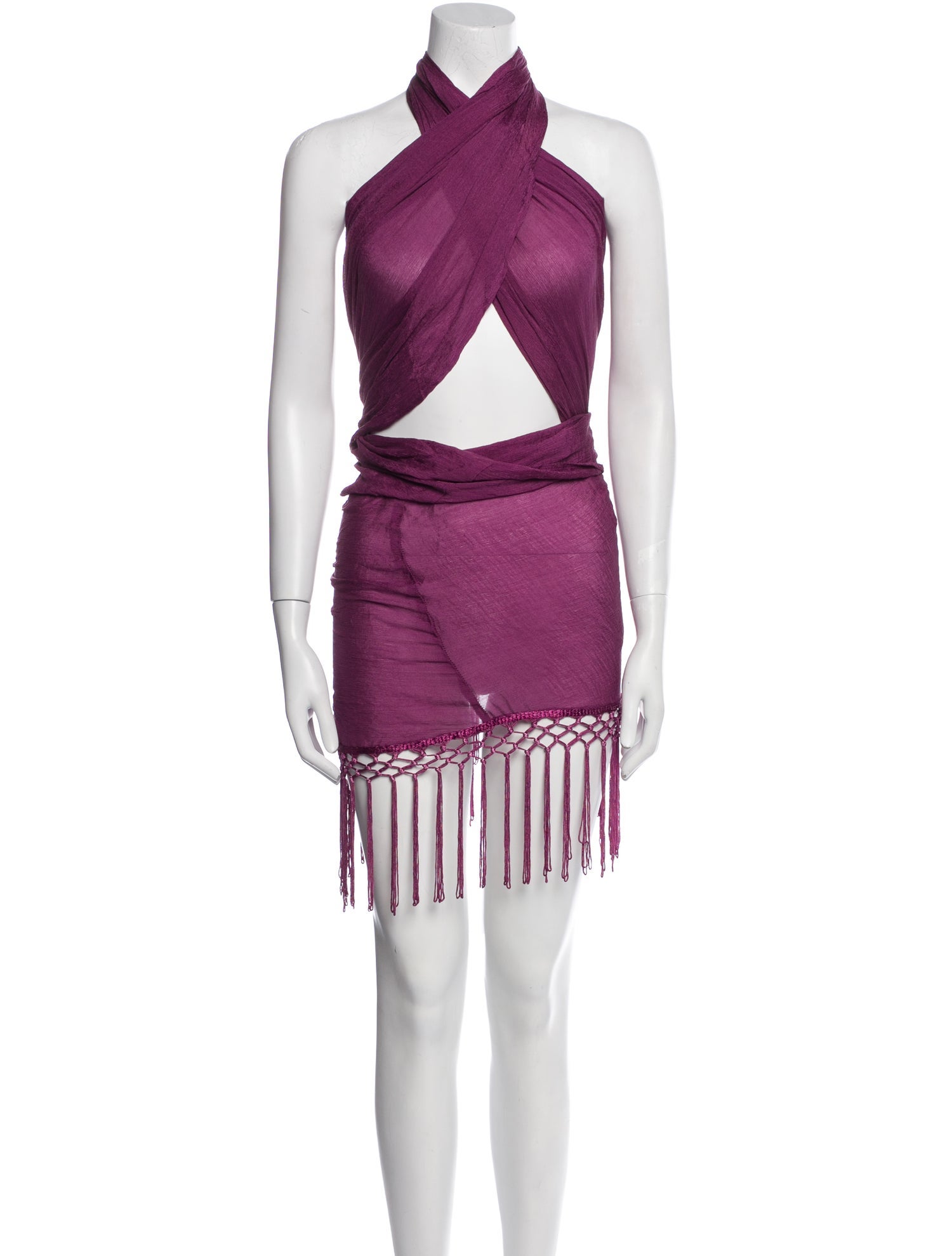 Savannah Morrow The Label Fringe Trim Accent Cover-Up