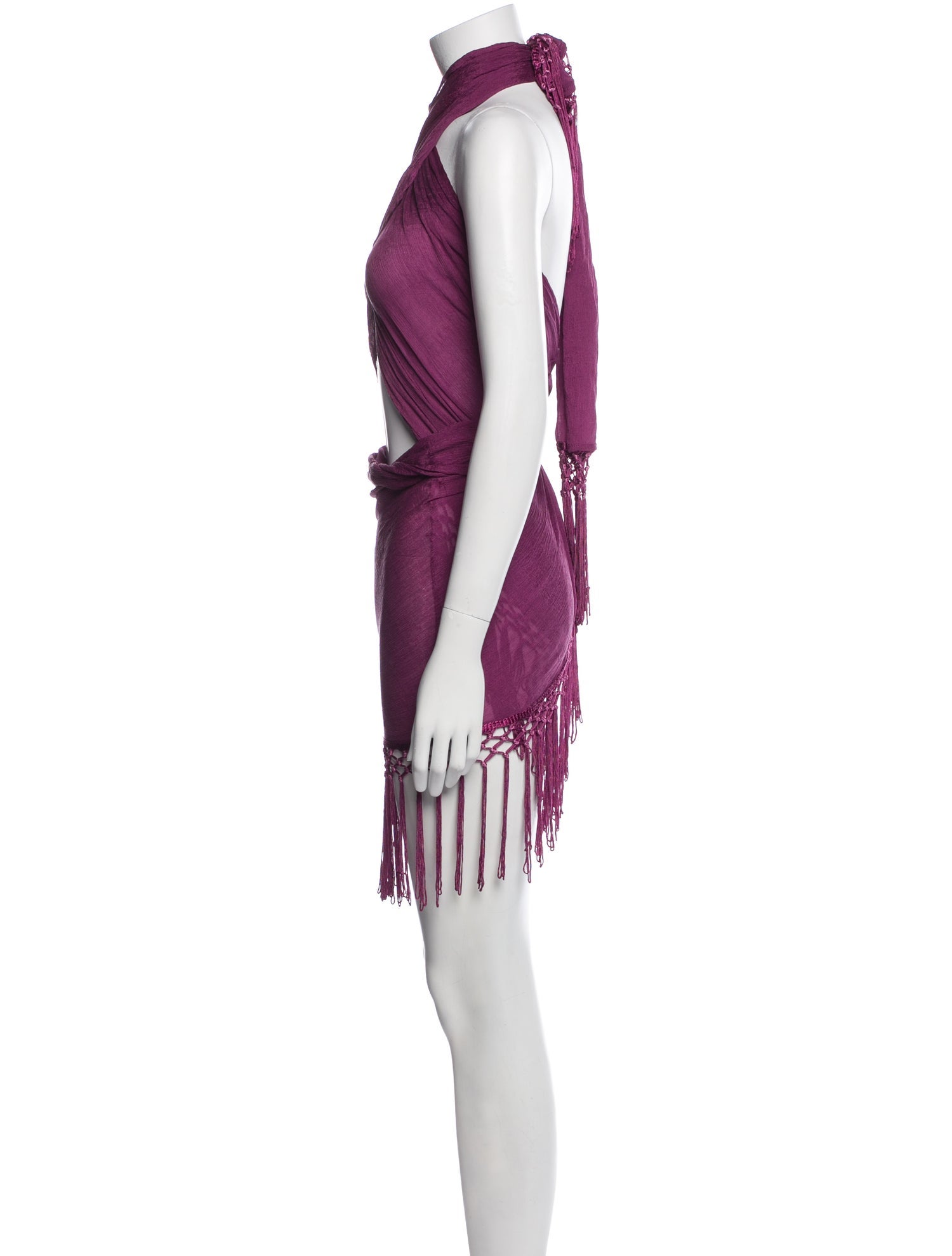 Savannah Morrow The Label Fringe Trim Accent Cover-Up