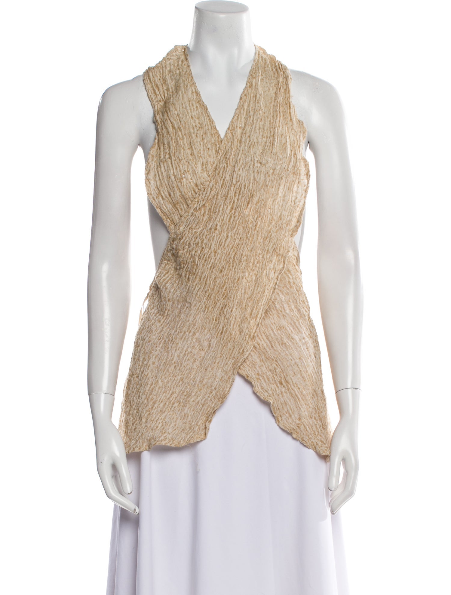 Savannah Morrow The Label Striped V-Neck Top