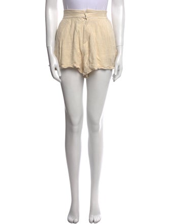 Savannah Morrow The Label Silk Mini Shorts