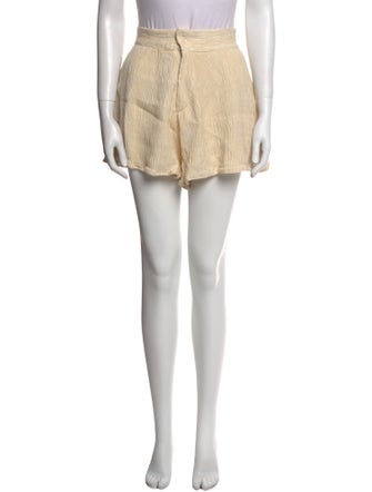 Savannah Morrow The Label Silk Mini Shorts