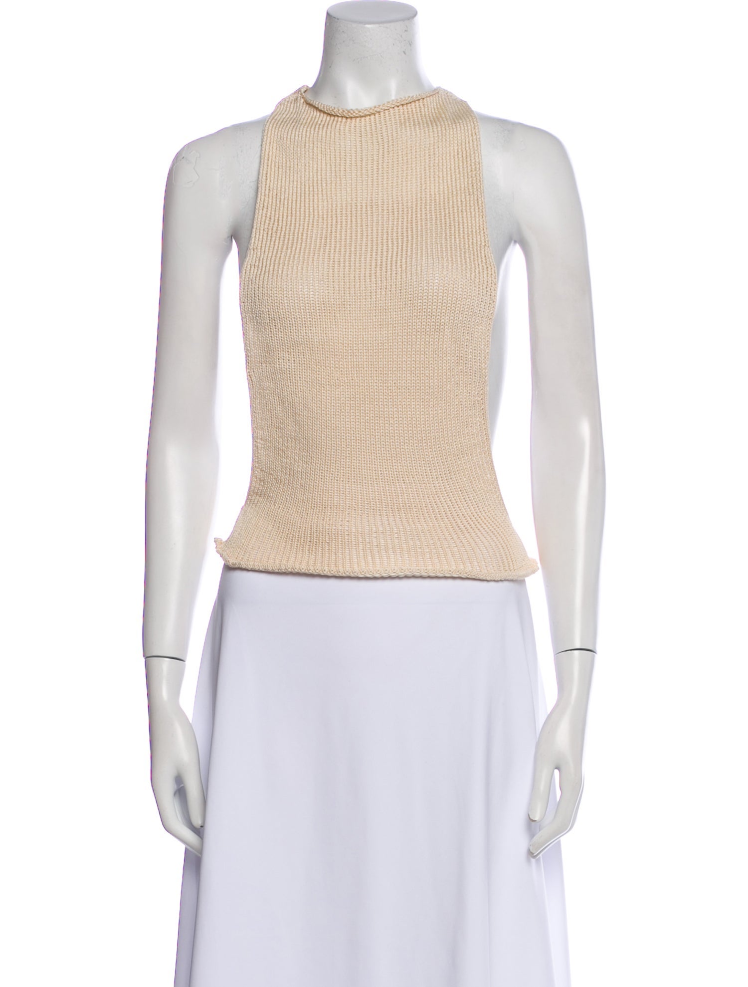 Savannah Morrow The Label Crew Neck Sleeveless Top w/ Tags