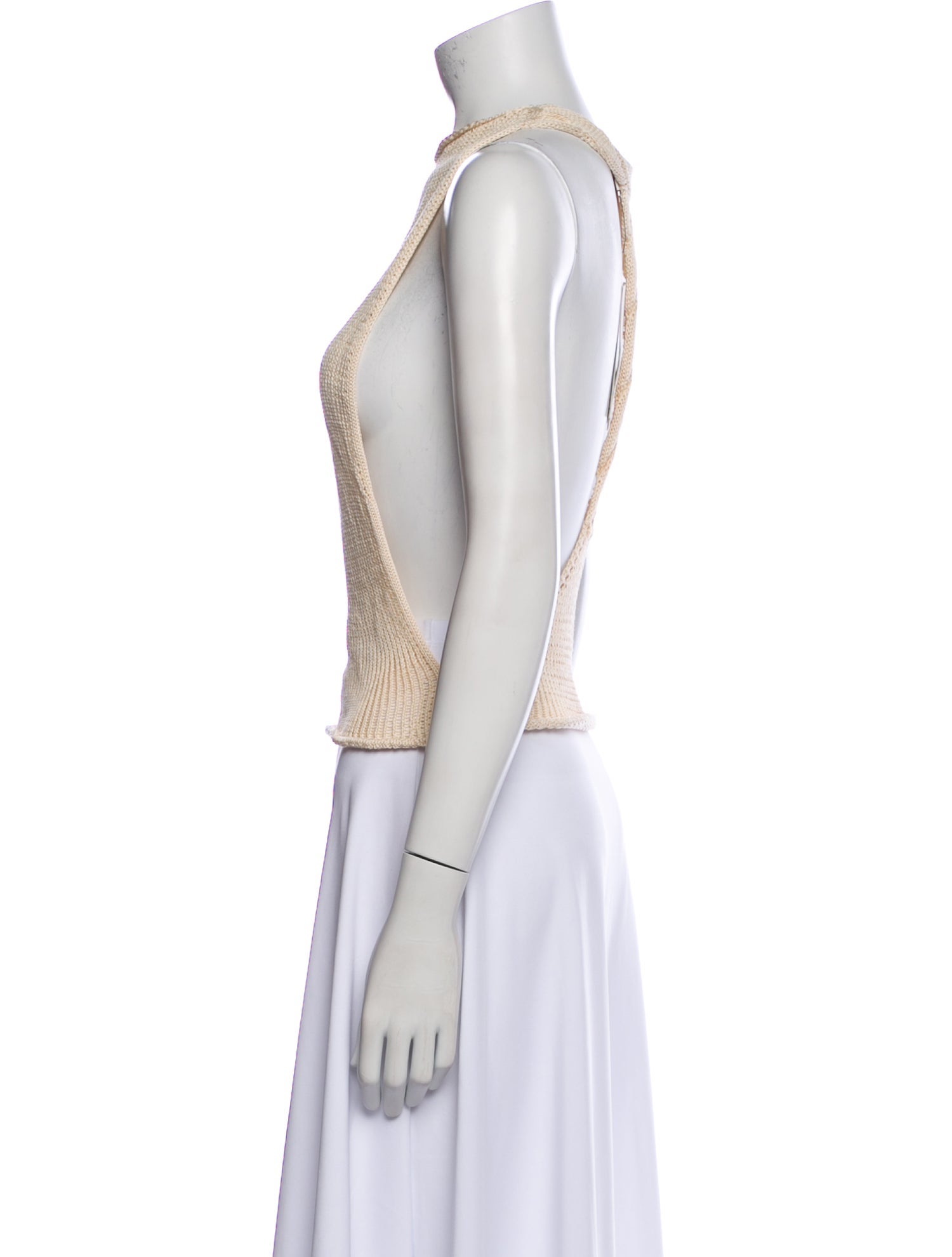 Savannah Morrow The Label Crew Neck Sleeveless Top w/ Tags