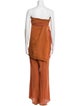 Savannah Morrow The Label Silk Fringe Trim Accent Pant Set