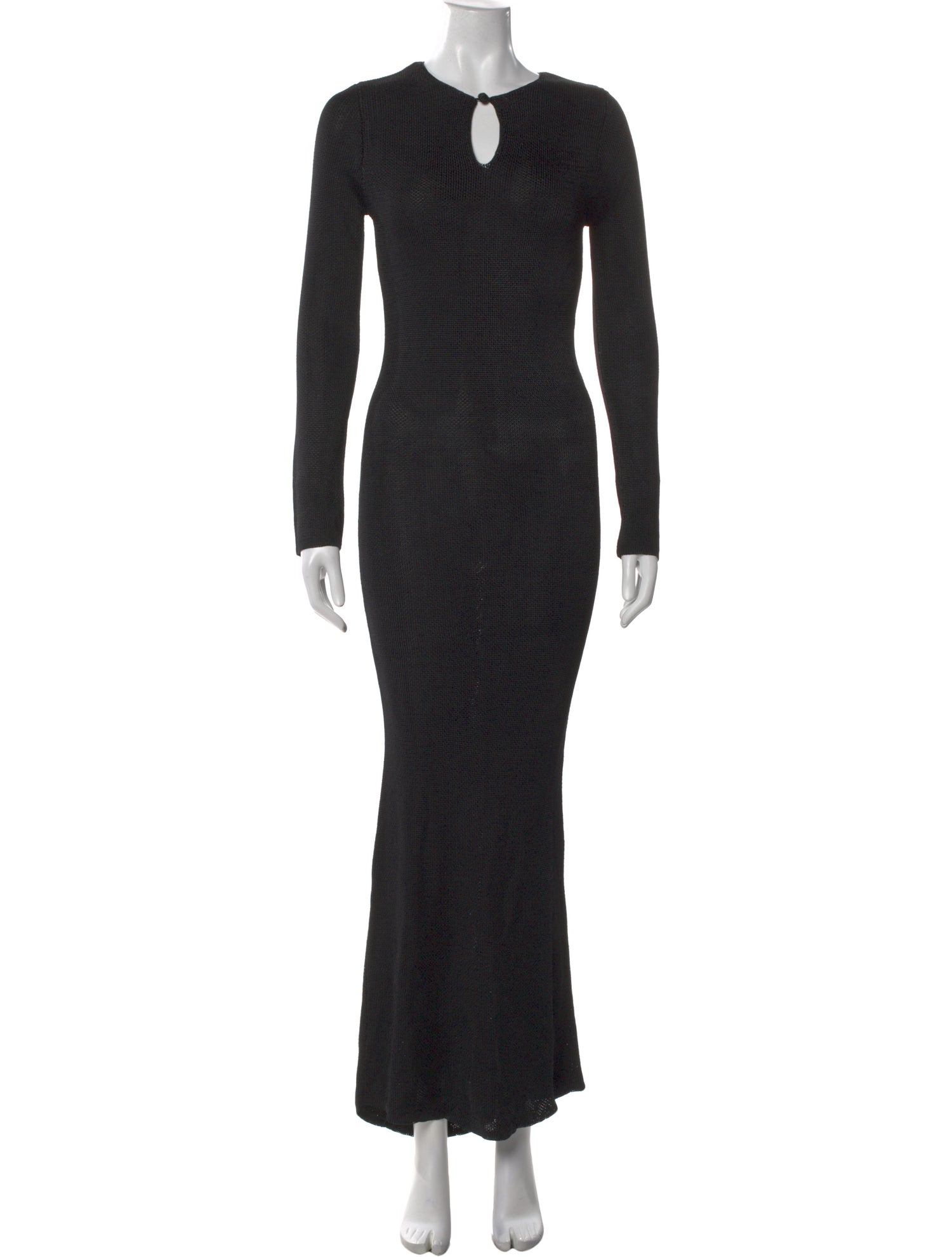 Savannah Morrow The Label Square Neckline Long Dress - Black Dresses, Clothing - WSMTL22060