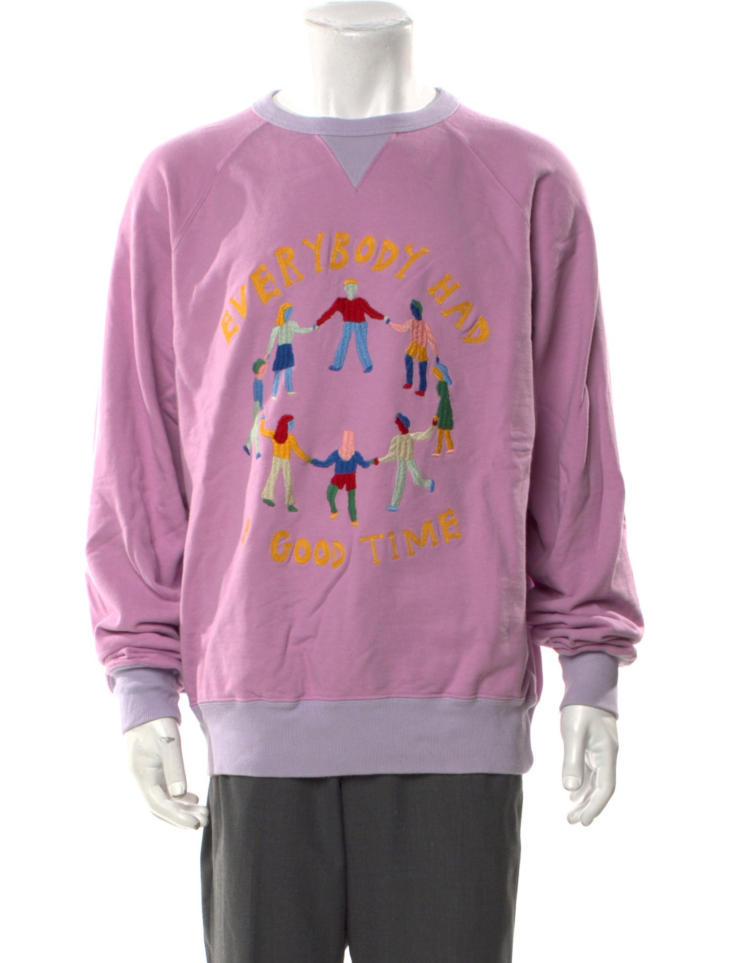 Samuel Zelig Graphic Print Crew Neck Sweatshirt