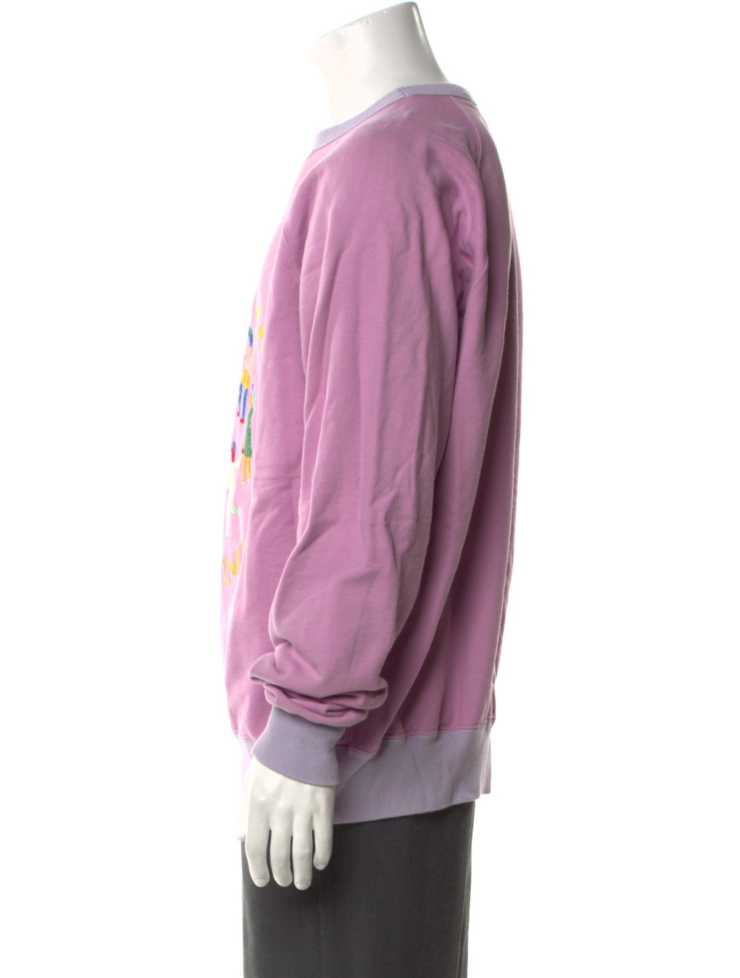 Samuel Zelig Graphic Print Crew Neck Sweatshirt