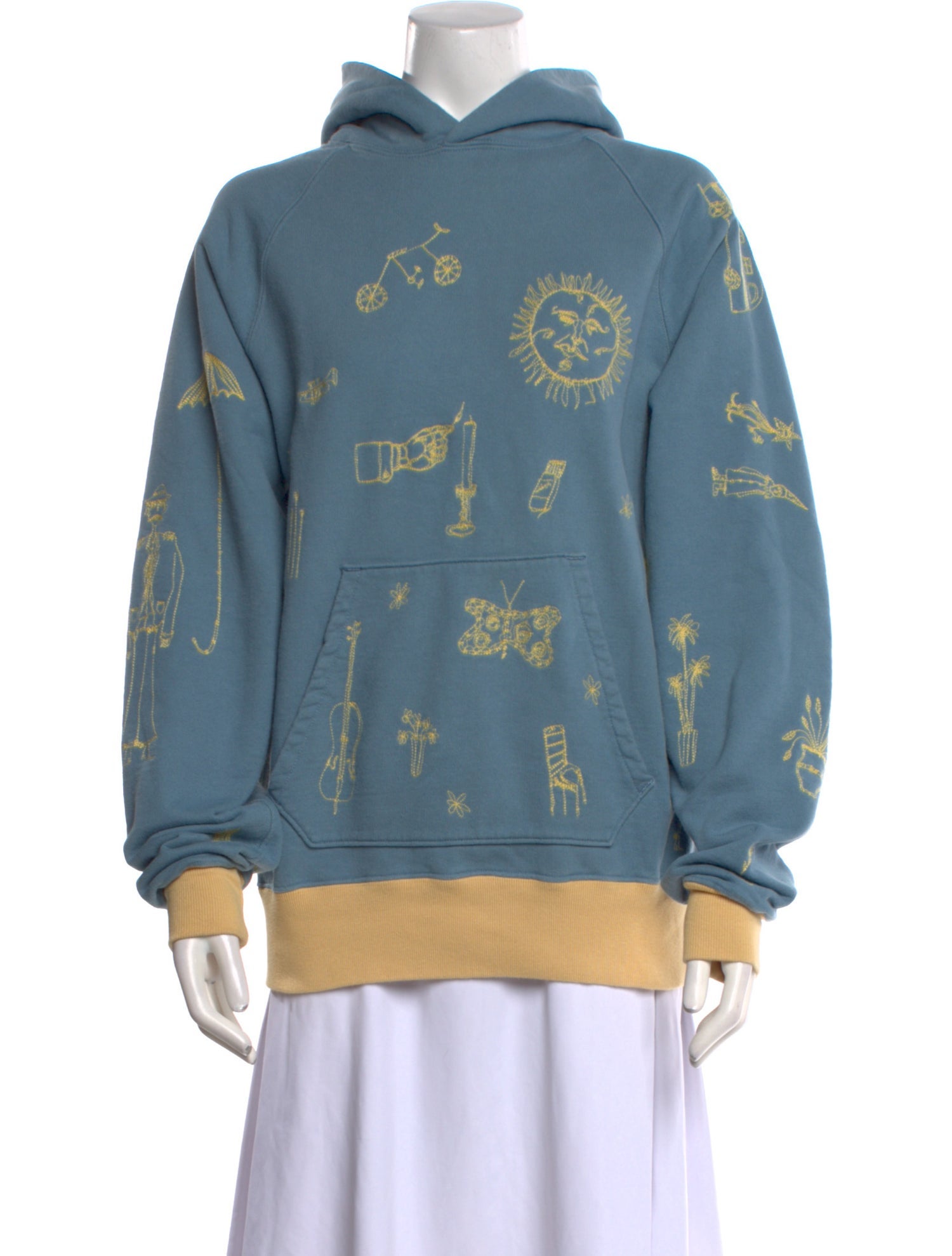 Samuel Zelig Graphic Print Crew Neck Sweatshirt